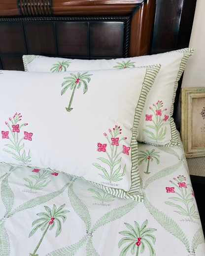 Maharani cotton bedsheet set - Heritagewear