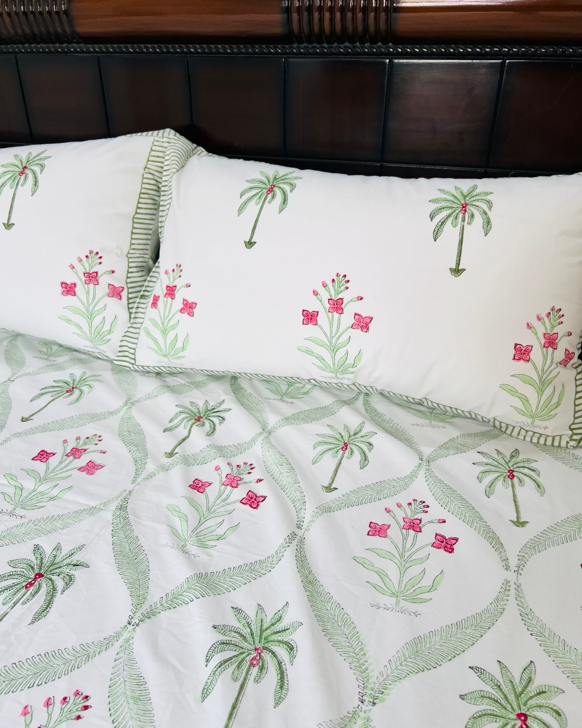 Maharani cotton bedsheet set - Heritagewear