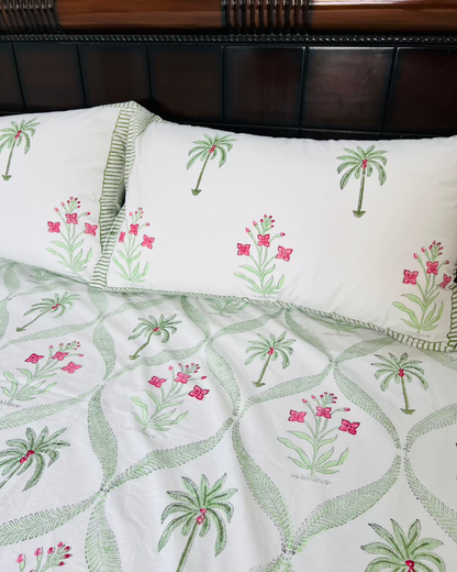 Maharani cotton bedsheet set - Heritagewear