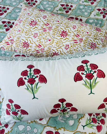 Madhuban cotton bedsheet set - Heritagewear