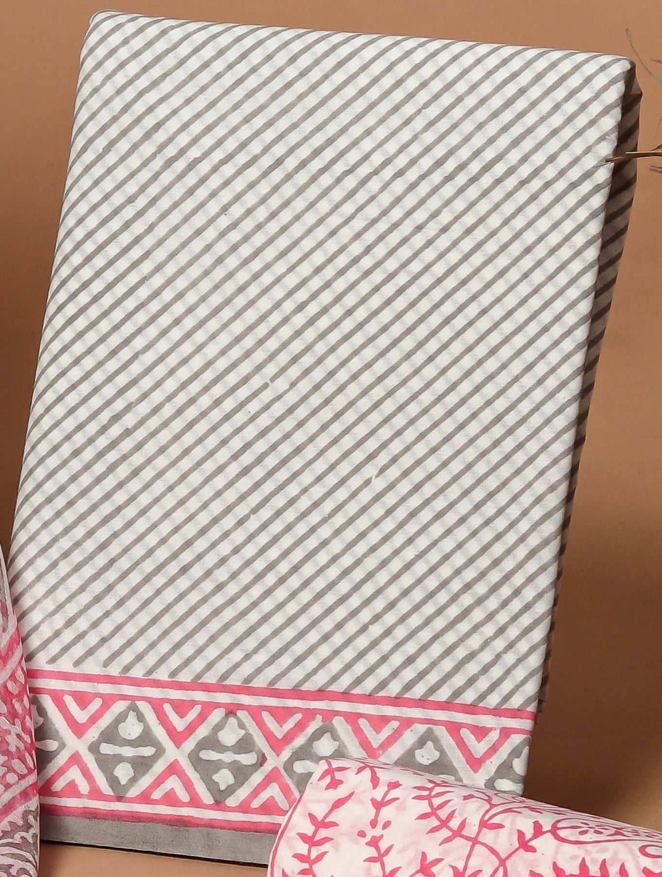 Cotton Suit with Chiffon Dupatta