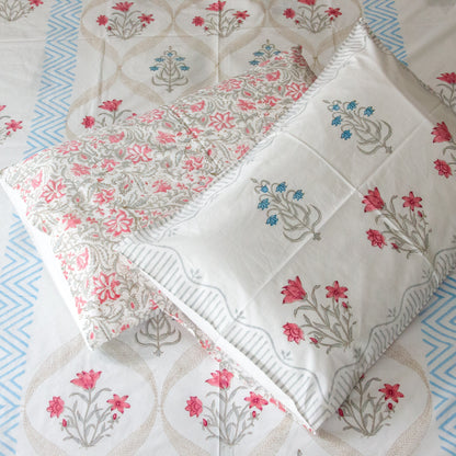 Tulip Tapestry Bedsheet Pure Cotton Super King Bedsheet by Heritagewear