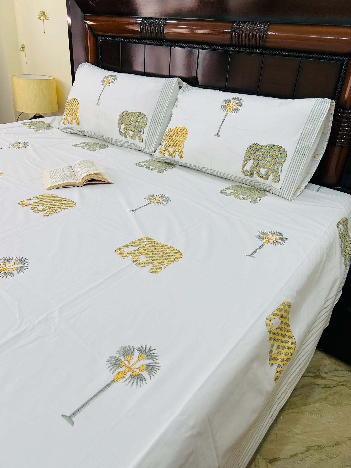 Matanga cotton bedsheet set - Heritagewear