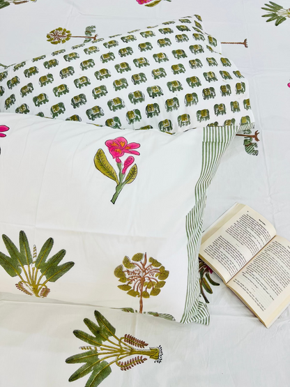 Naledi cotton bedsheet set - Heritagewear