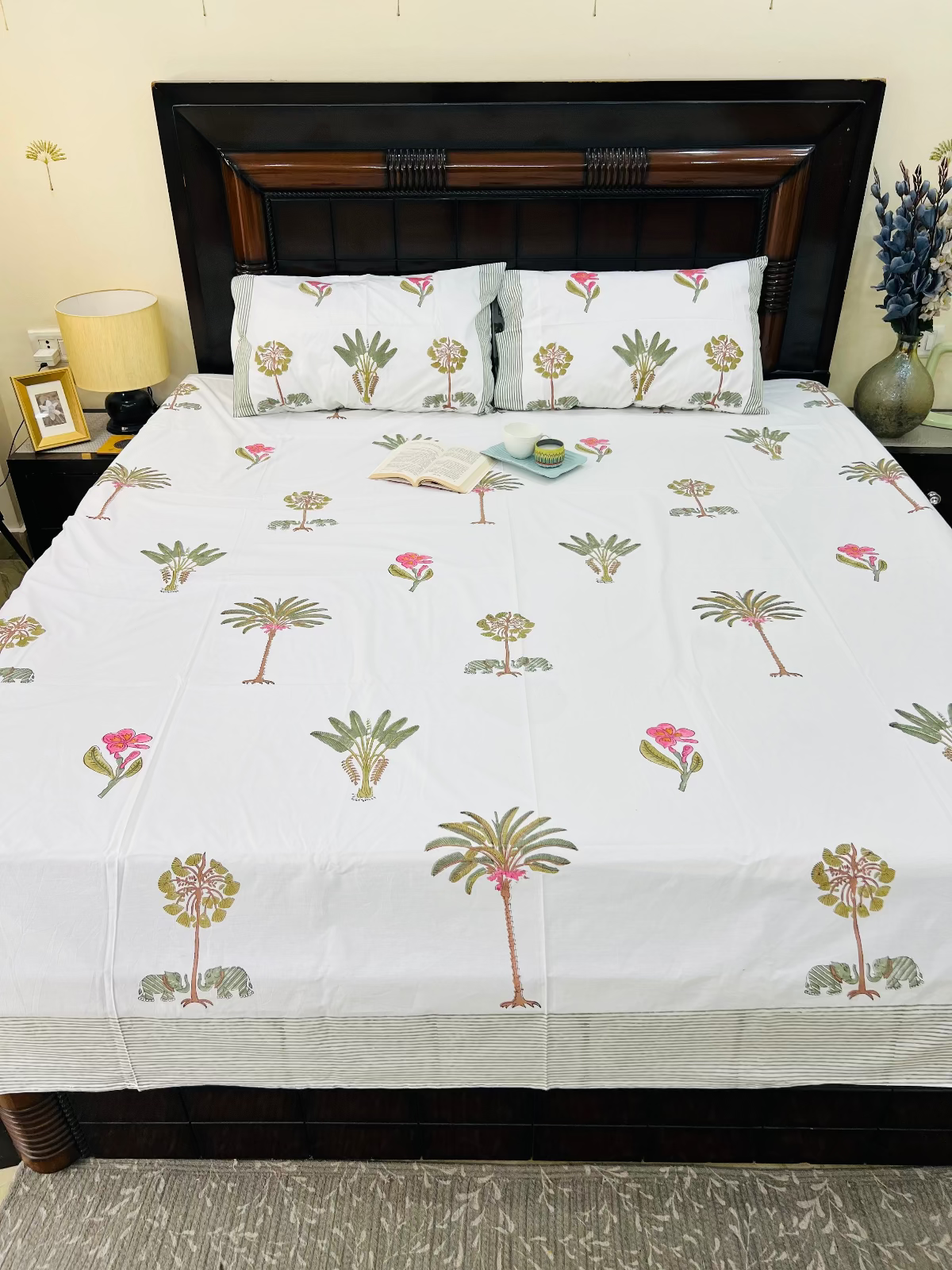 Naledi cotton bedsheet set - Heritagewear