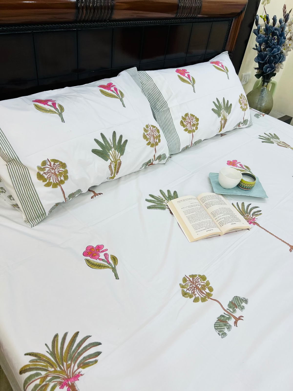 Naledi cotton bedsheet set - Heritagewear