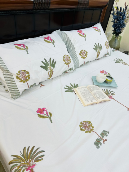 Naledi cotton bedsheet set - Heritagewear