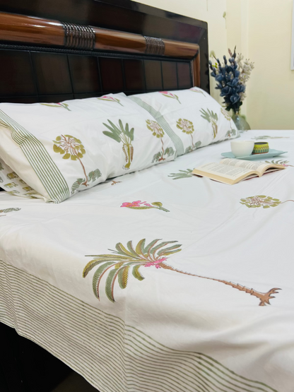 Naledi cotton bedsheet set - Heritagewear