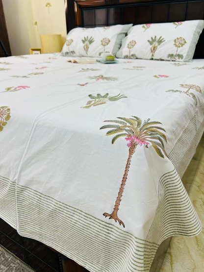 Naledi cotton bedsheet set - Heritagewear