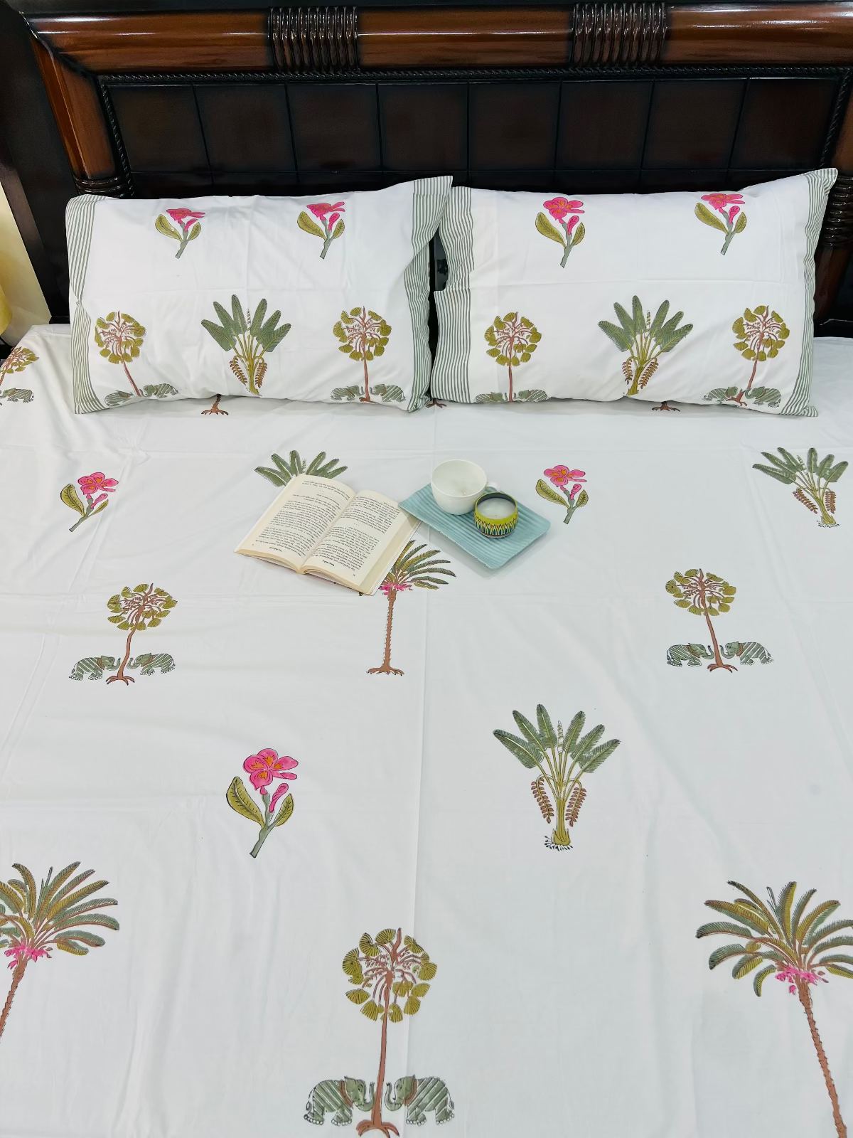 Naledi cotton bedsheet set - Heritagewear