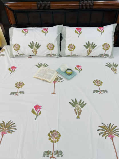 Naledi cotton bedsheet set - Heritagewear