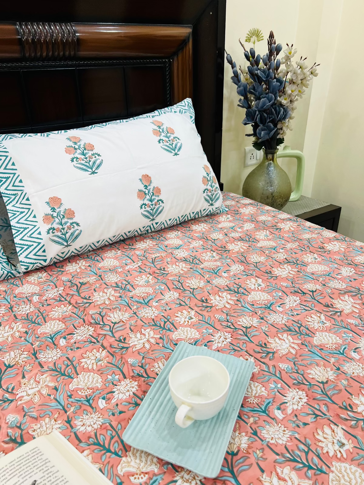 Kaner cotton bedsheet set - Heritagewear