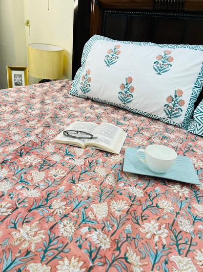 Kaner cotton bedsheet set - Heritagewear