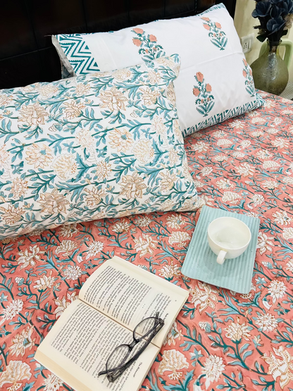 Kaner cotton bedsheet set - Heritagewear