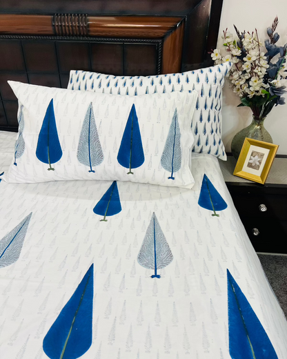 Amber cotton bedsheet set - Heritagewear