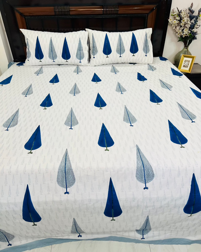 Amber cotton bedsheet set - Heritagewear