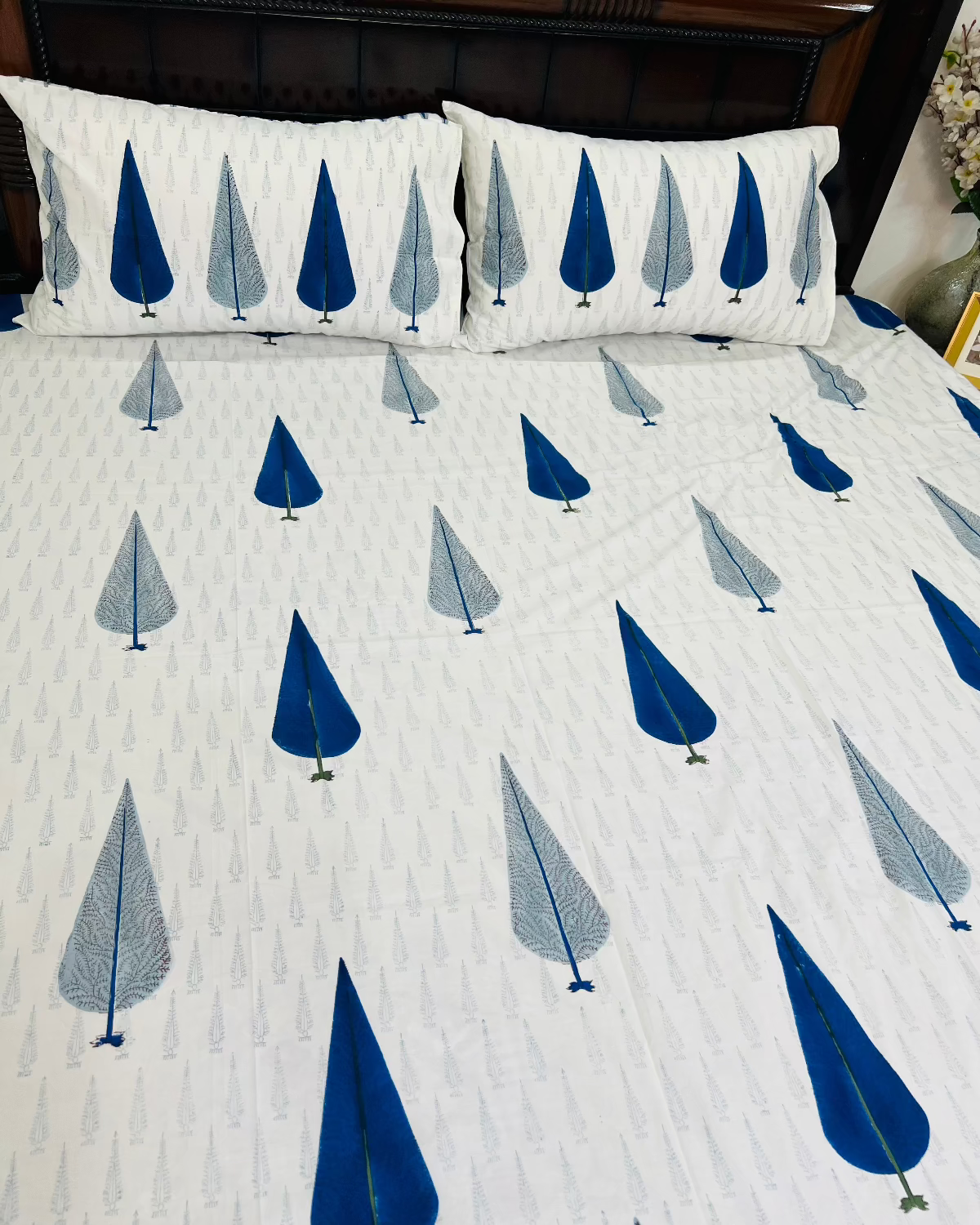Amber cotton bedsheet set - Heritagewear
