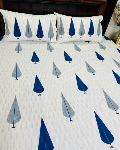 Amber cotton bedsheet set - Heritagewear