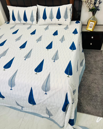 Amber cotton bedsheet set - Heritagewear