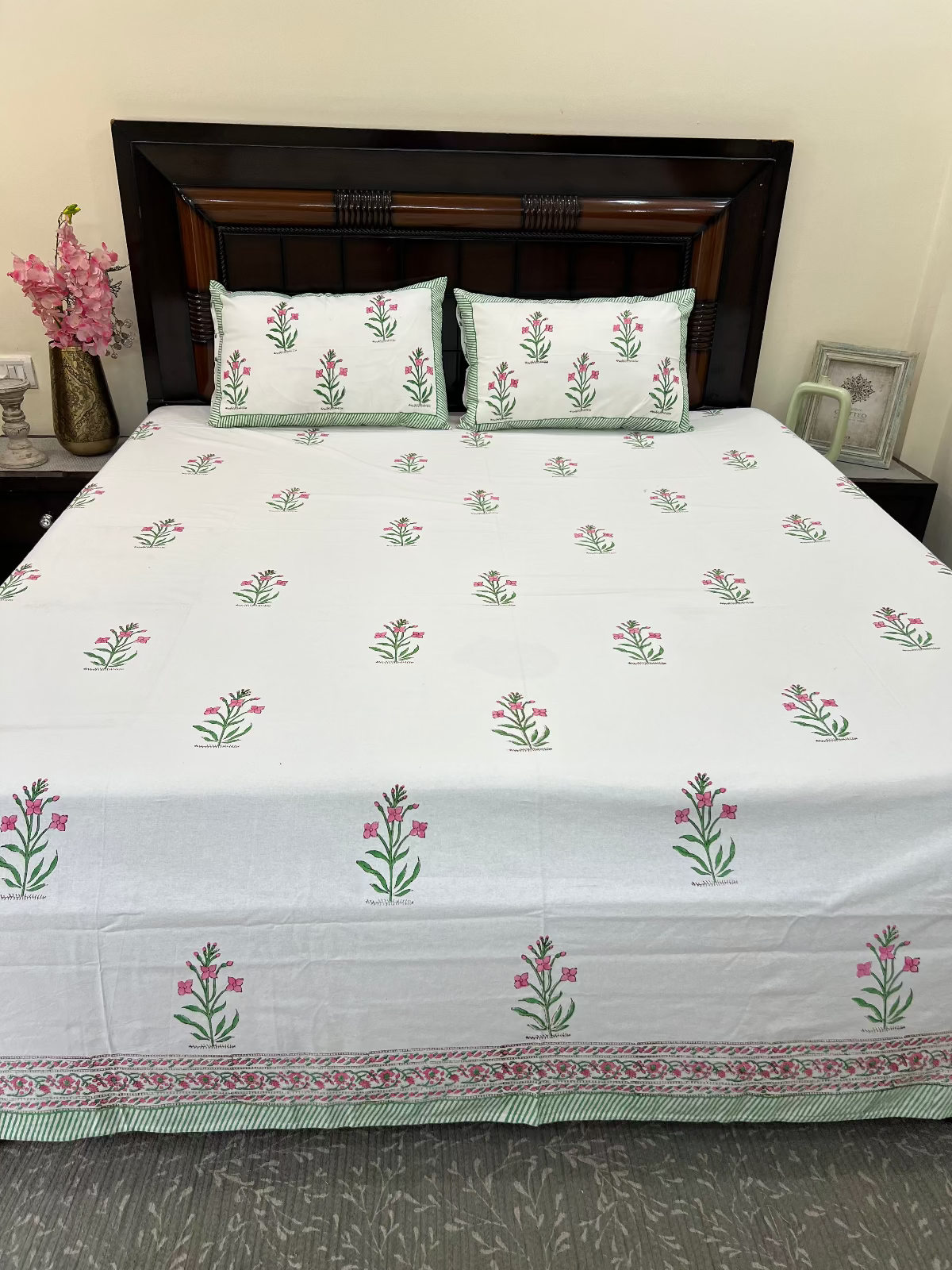 Tavira cotton bedsheet set - Heritagewear