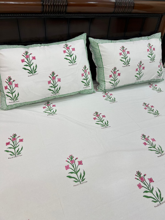 Tavira cotton bedsheet set - Heritagewear