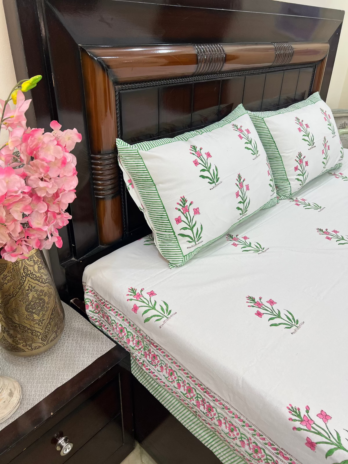 Tavira cotton bedsheet set - Heritagewear