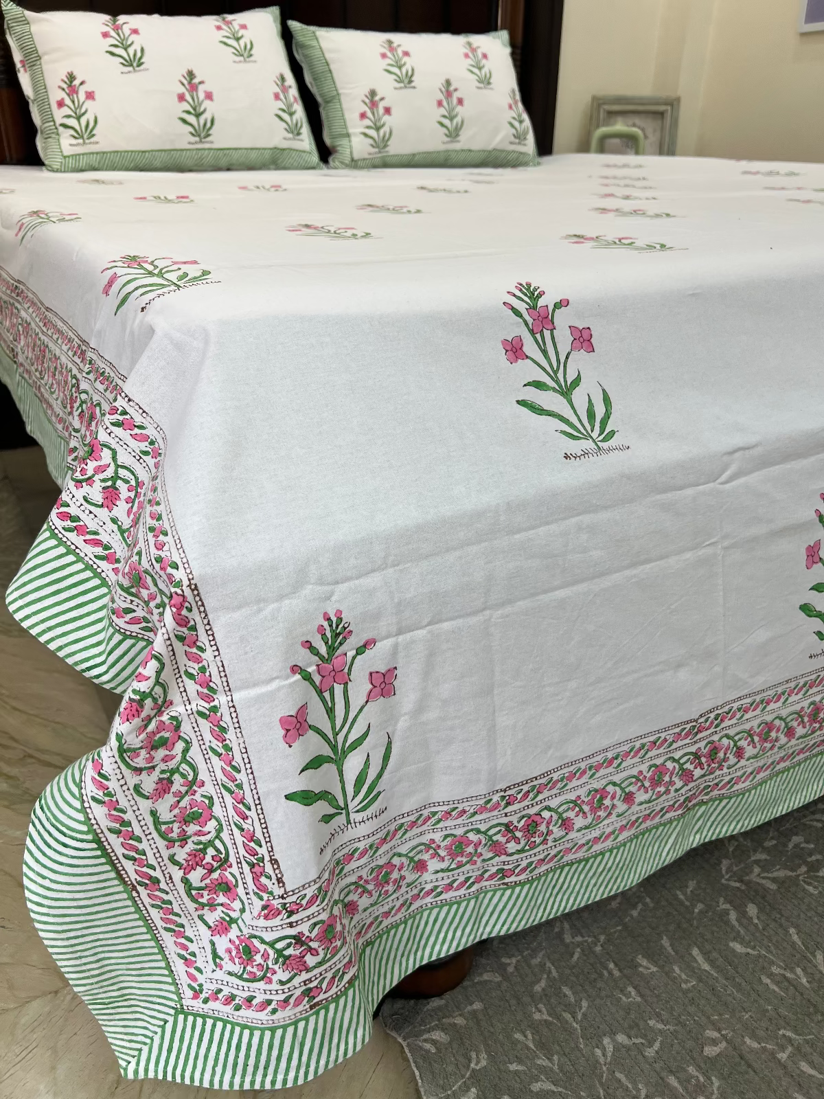 Tavira cotton bedsheet set - Heritagewear