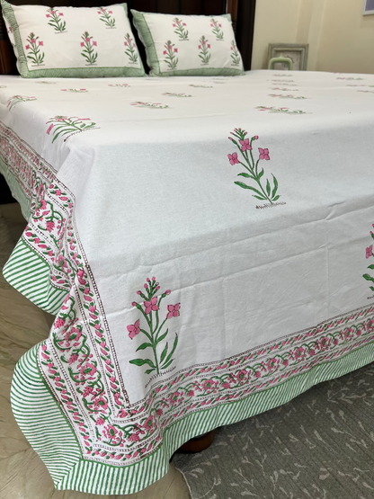 Tavira cotton bedsheet set - Heritagewear