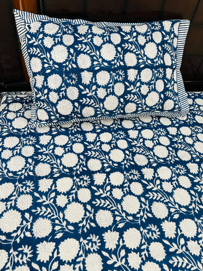 Nayantara cotton bedsheet set - Heritagewear