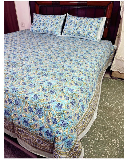 Ananta Kriti cotton bedsheet set - Heritagewear