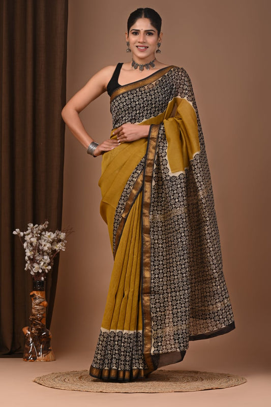 Elegant Maheshwari Silk Saree