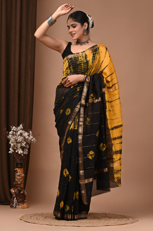 Elegant Maheshwari Silk Saree