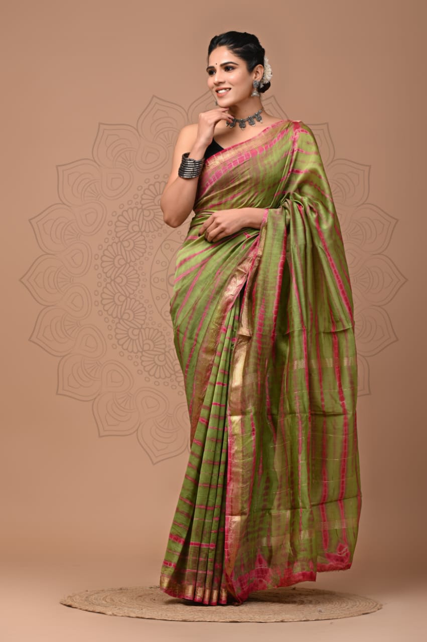 Elegant Maheshwari Silk Saree