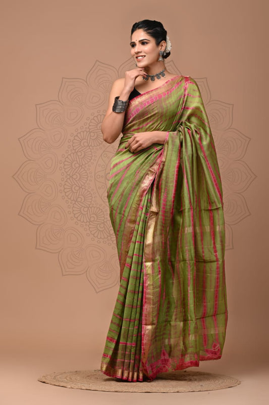 Elegant Maheshwari Silk Saree
