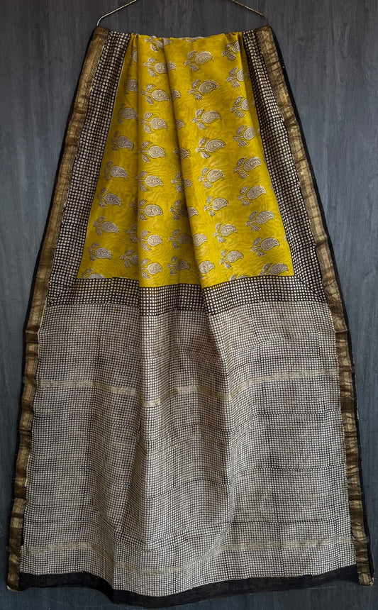 Elegant Maheshwari Silk Saree