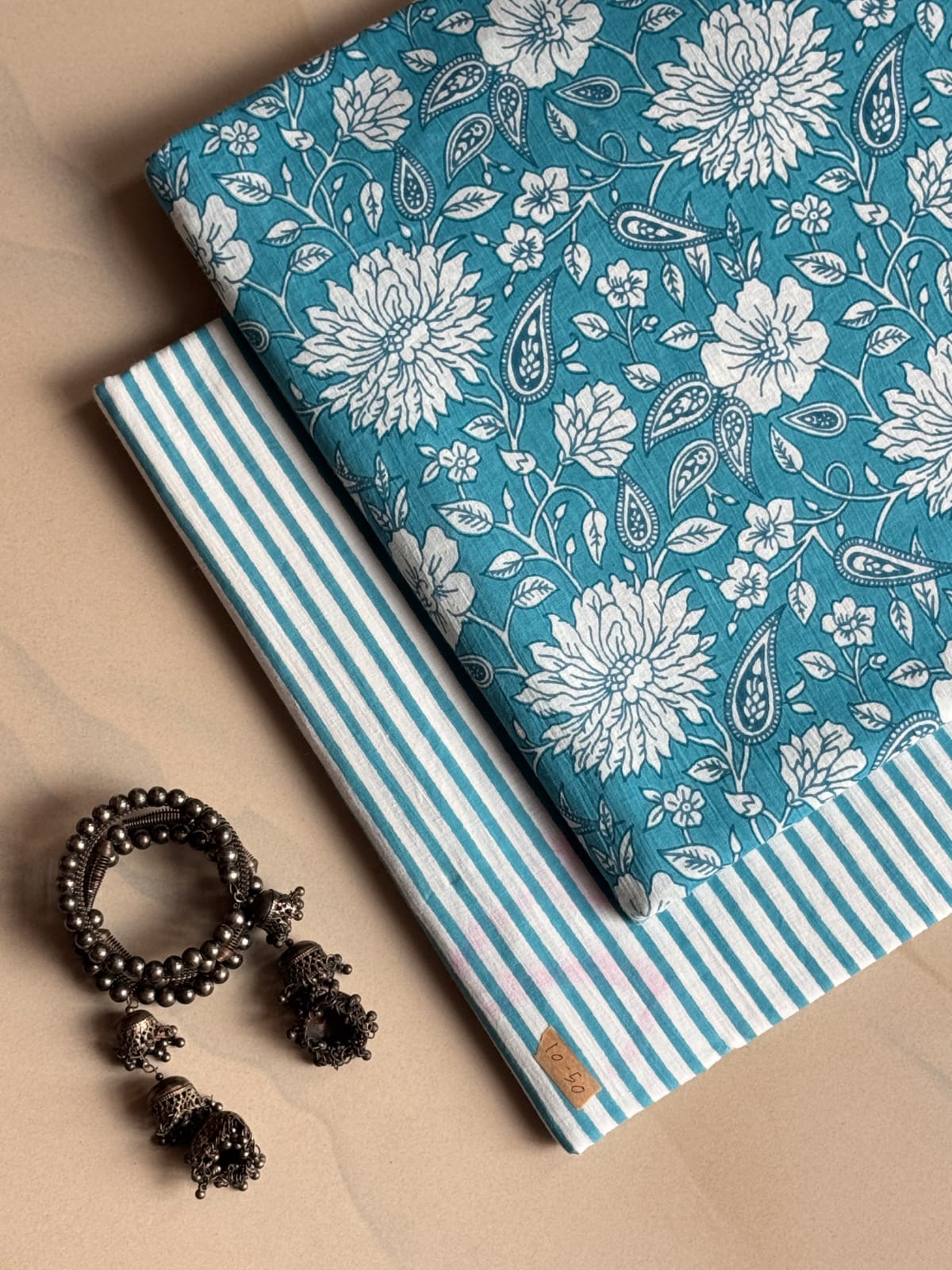 Hand Block Printed Pure Cotton Combo Set