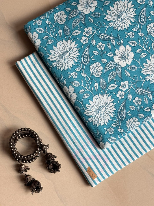 Hand Block Printed Pure Cotton Combo Set