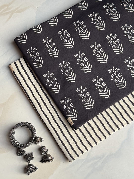 Hand Block Printed Pure Cotton Combo Set