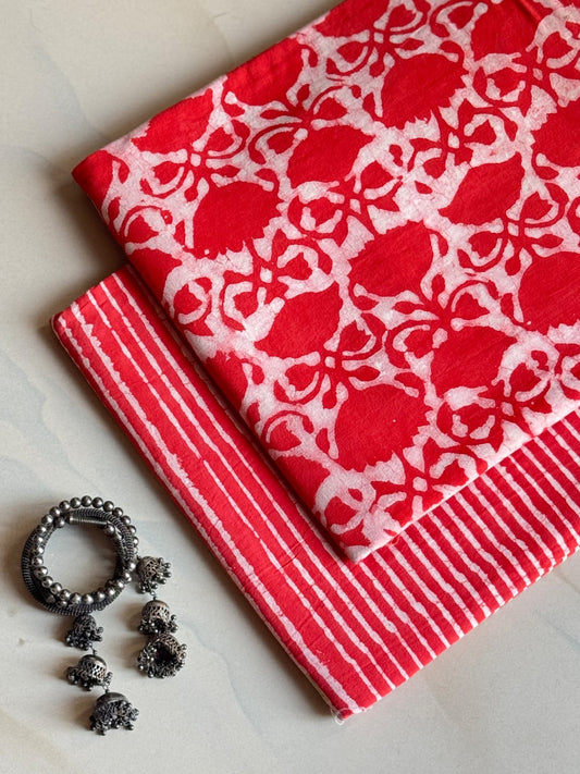 Hand Block Printed Pure Cotton Combo Set