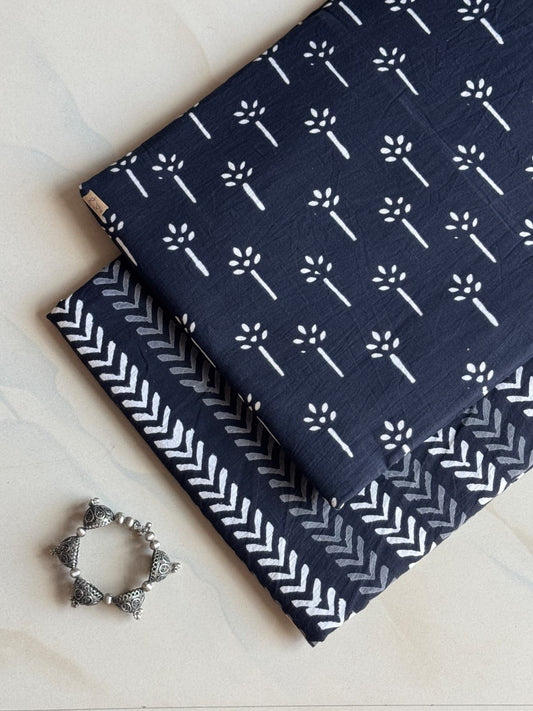 Hand Block Printed Pure Cotton Combo Set