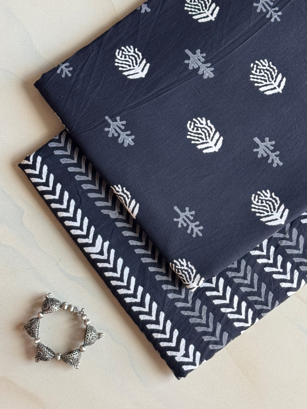 Hand Block Printed Pure Cotton Combo Set