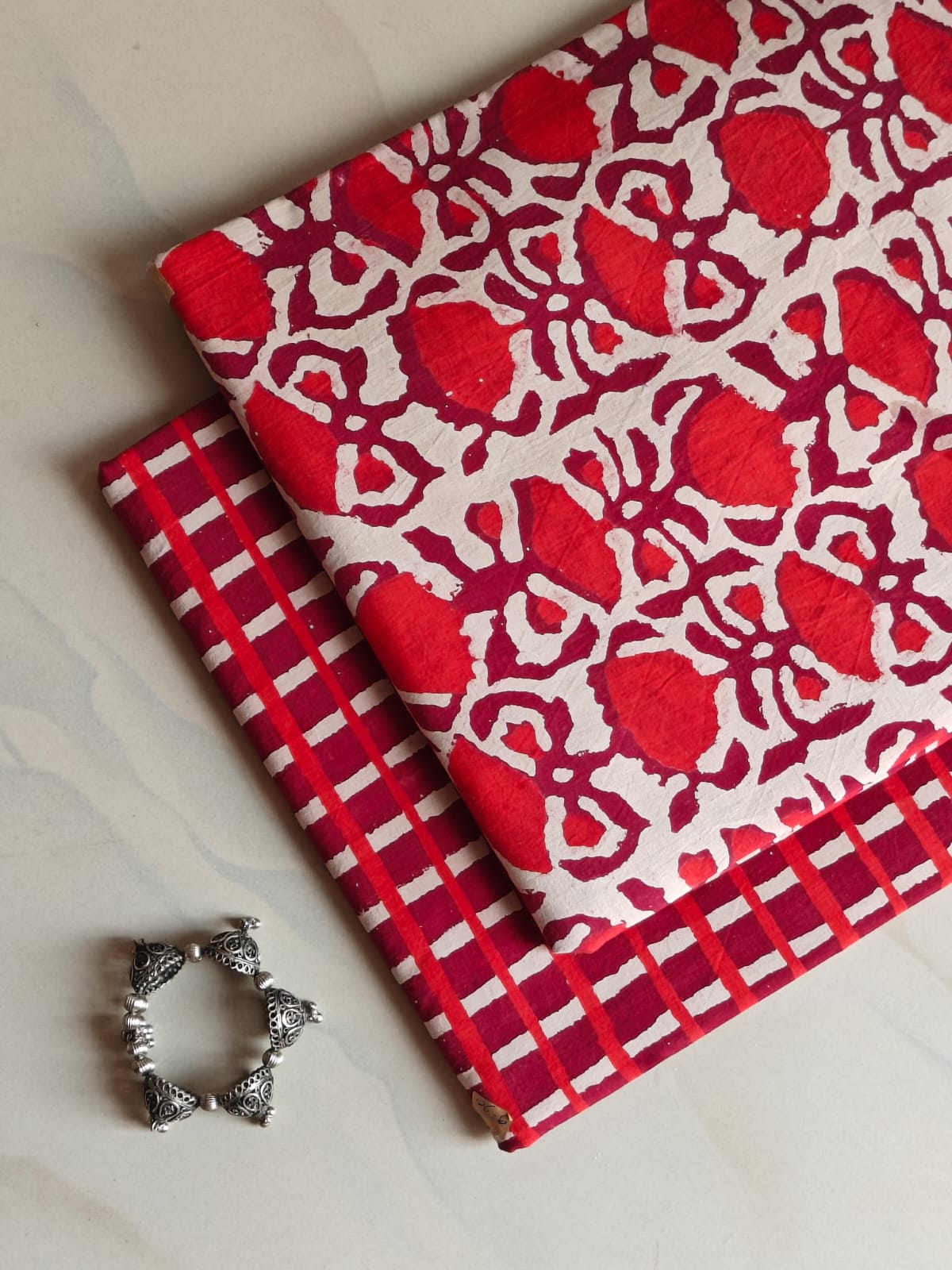 Hand Block Printed Pure Cotton Combo Set