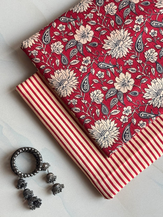 Hand Block Printed Pure Cotton Combo Set