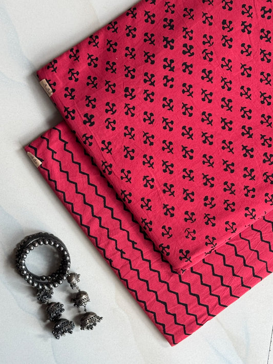 Hand Block Printed Pure Cotton Combo Set