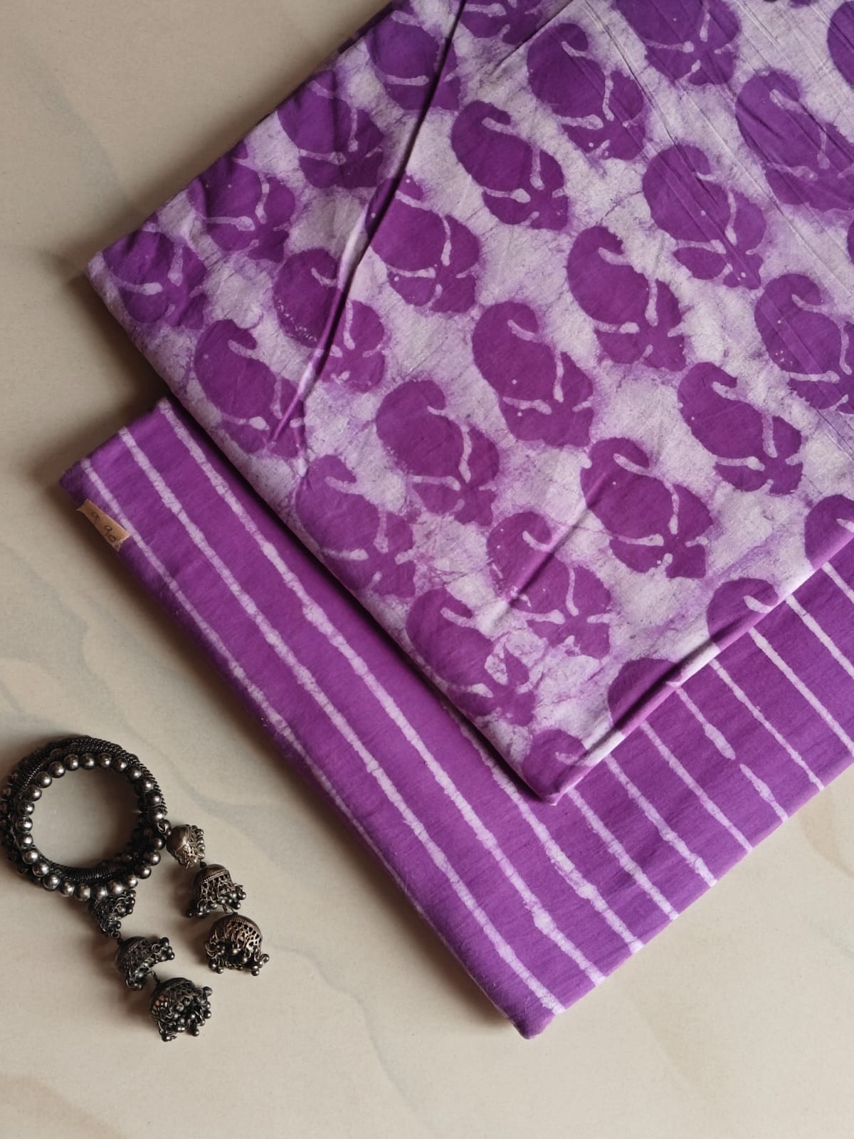 Hand Block Printed Pure Cotton Combo Set