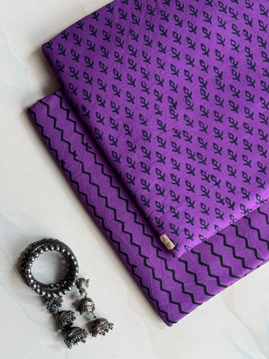 Hand Block Printed Pure Cotton Combo Set