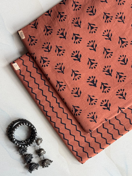 Hand Block Printed Pure Cotton Combo Set