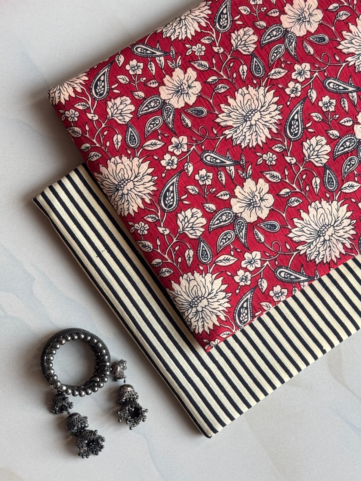 Hand Block Printed Pure Cotton Combo Set