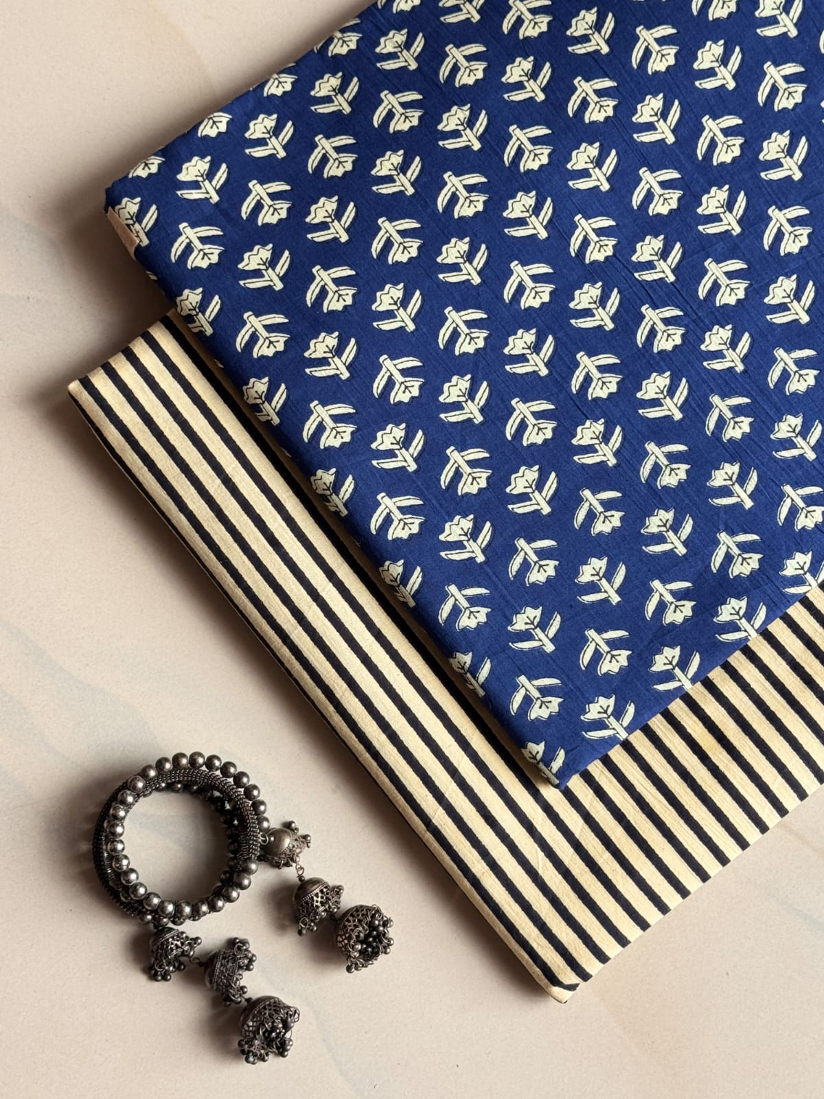 Hand Block Printed Pure Cotton Combo Set