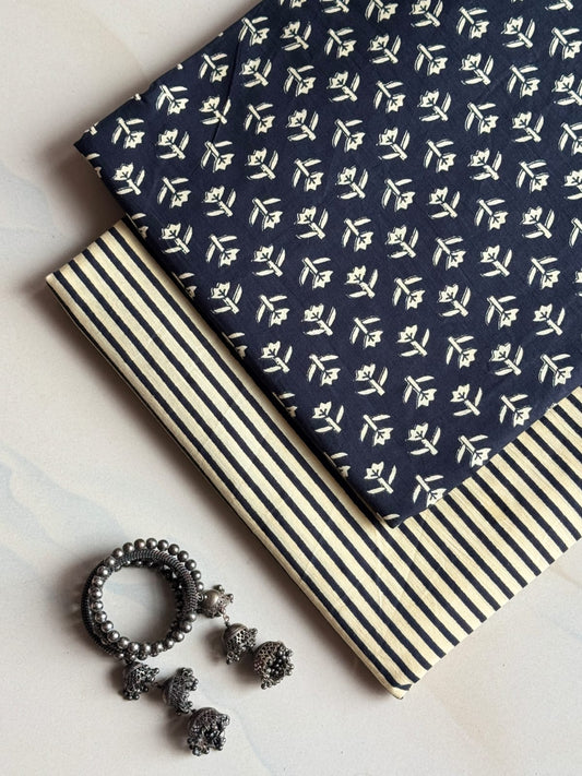 Hand Block Printed Pure Cotton Combo Set